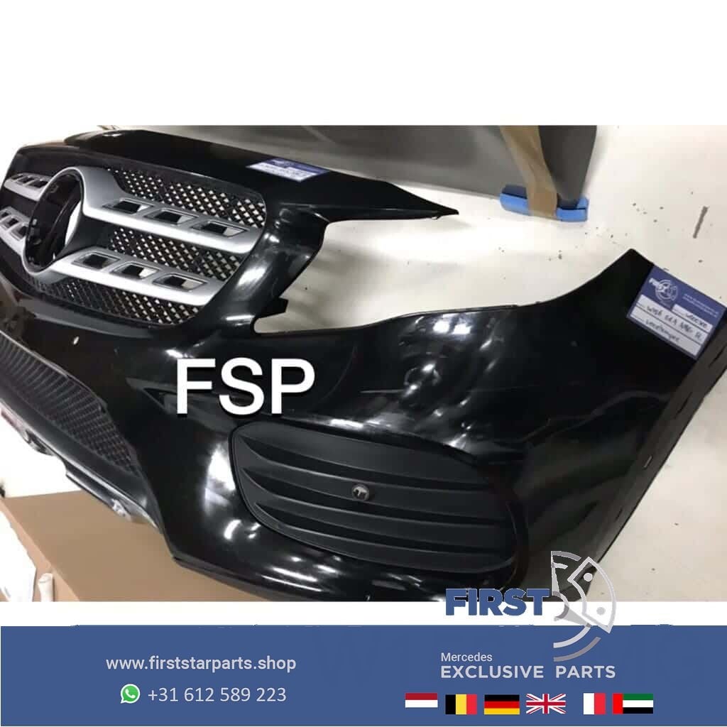 W156 Facelift AMG Voorbumper Mercedes 2018 bumper COMPLEET z, Gebruikt, -, Voor, Ophalen of Verzenden