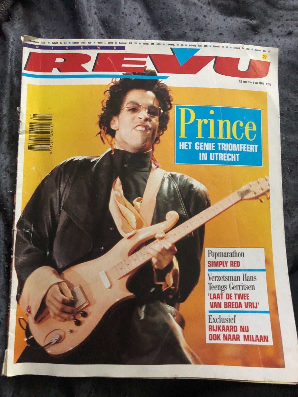 Revu Magazine met Prince op cover - Het Genie Triomfeert, Boeken, Ophalen of Verzenden, Gelezen, Muziek, Film of Tv