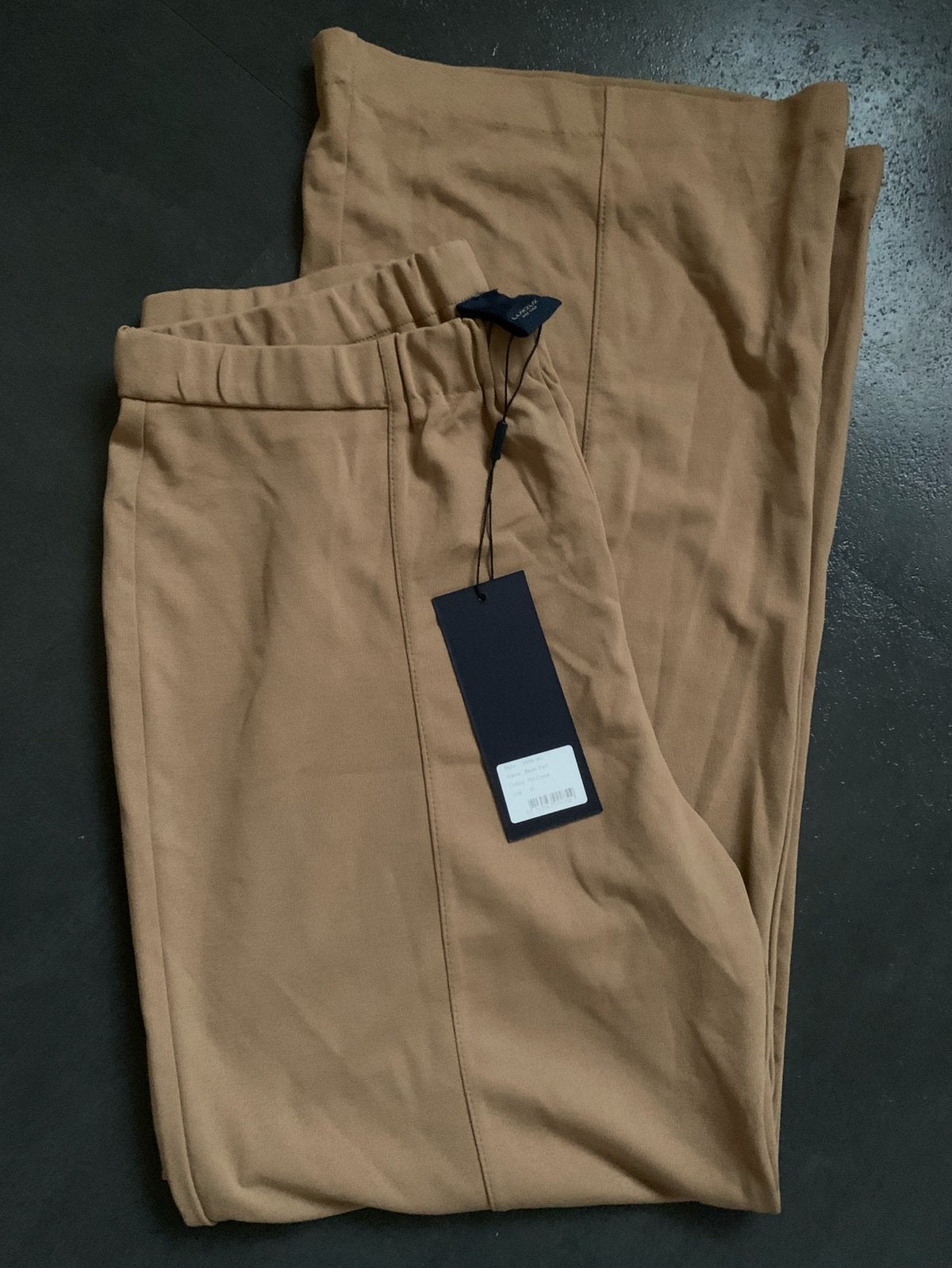 Broek met wijde pijpen maat XL, Kleding | Dames, Bruin, Maat 42/44 (L), Nieuw, Ophalen of Verzenden
