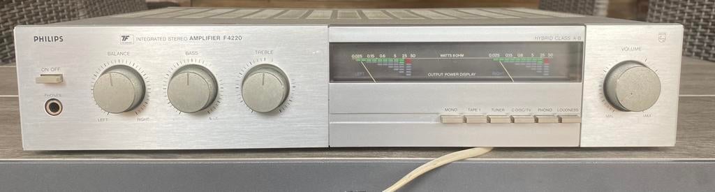 Philips versterker  F4220 , vintage , Philips, Audio, Tv en Foto, Versterkers en Receivers, Overige merken, Ophalen of Verzenden