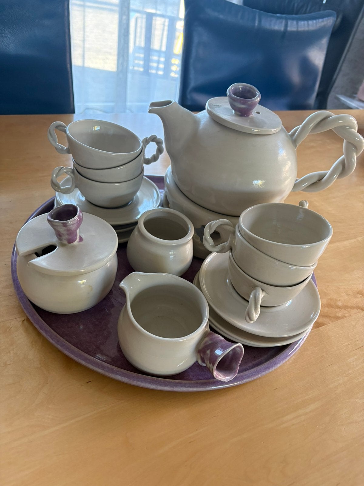 Servies gemaakt door een pottenbakker, Antiek en Kunst, Ophalen