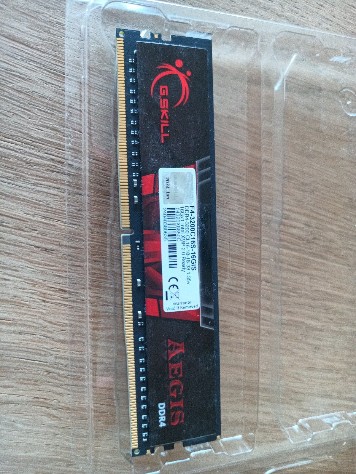 G.Skill RAM 16GB DDR4 3200mhz, Computers en Software, RAM geheugen, DDR4, Ophalen of Verzenden, Zo goed als nieuw, Desktop