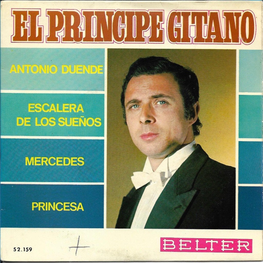 El principe gitano (ep), Gebruikt, 7 inch, Ophalen of Verzenden, EP