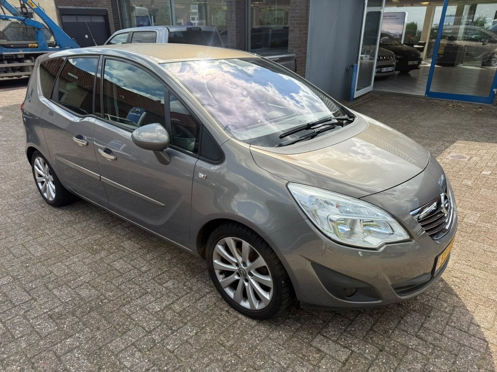 Opel Meriva 1.4 Turbo Cosmo (bj 2011), Auto's, Euro 5, 680 kg, 4 cilinders, Bruin