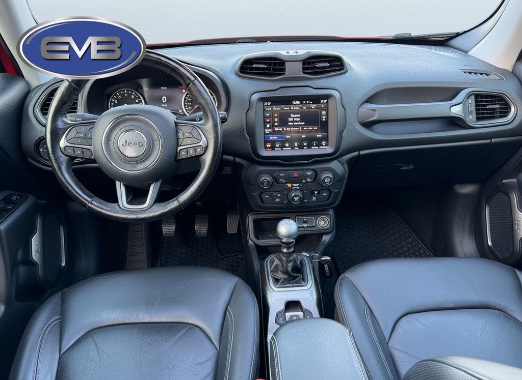 Jeep Renegade 1.0T Limited, panoramadak,lederen interieur,pa, Voorwielaandrijving, Origineel Nederlands, Bedrijf, Handgeschakeld