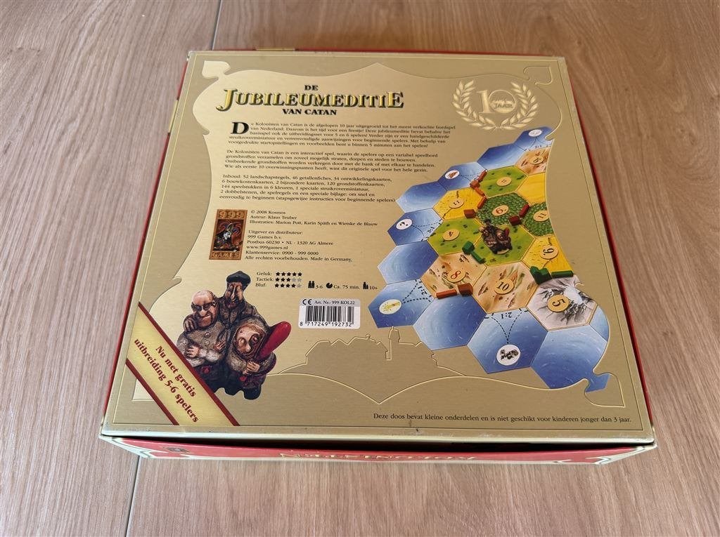 Kolonisten van catan 10 jaar editie - S7232, Ophalen of Verzenden, Zo goed als nieuw