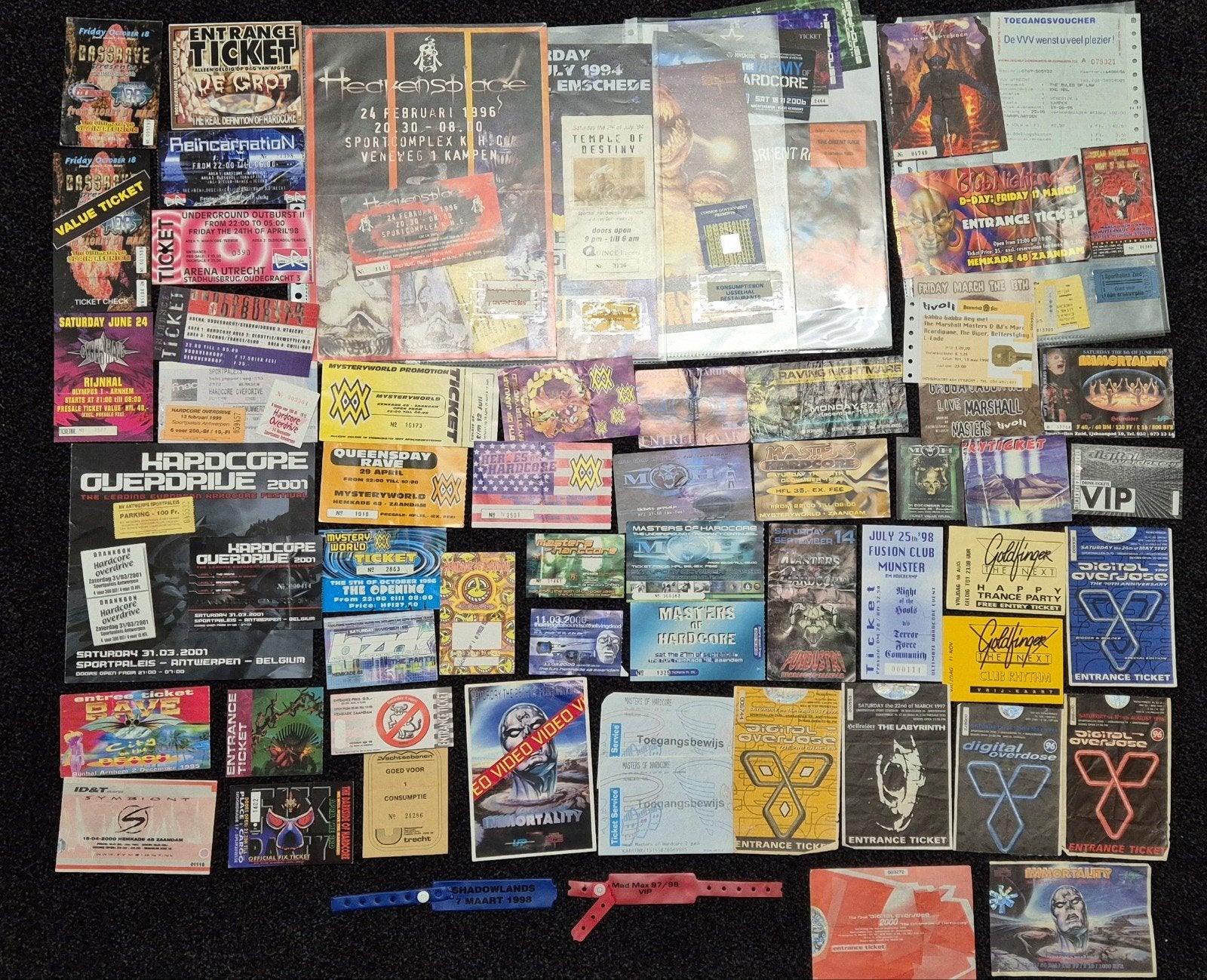 Hardcore tickets en consumptie bonnen, Ophalen of Verzenden