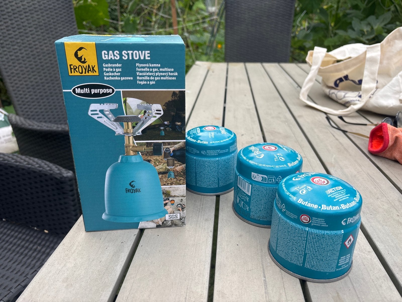 Froyak Gasbrander Multi Purpose met 3 gaspatronen, Ophalen of Verzenden, Nieuw
