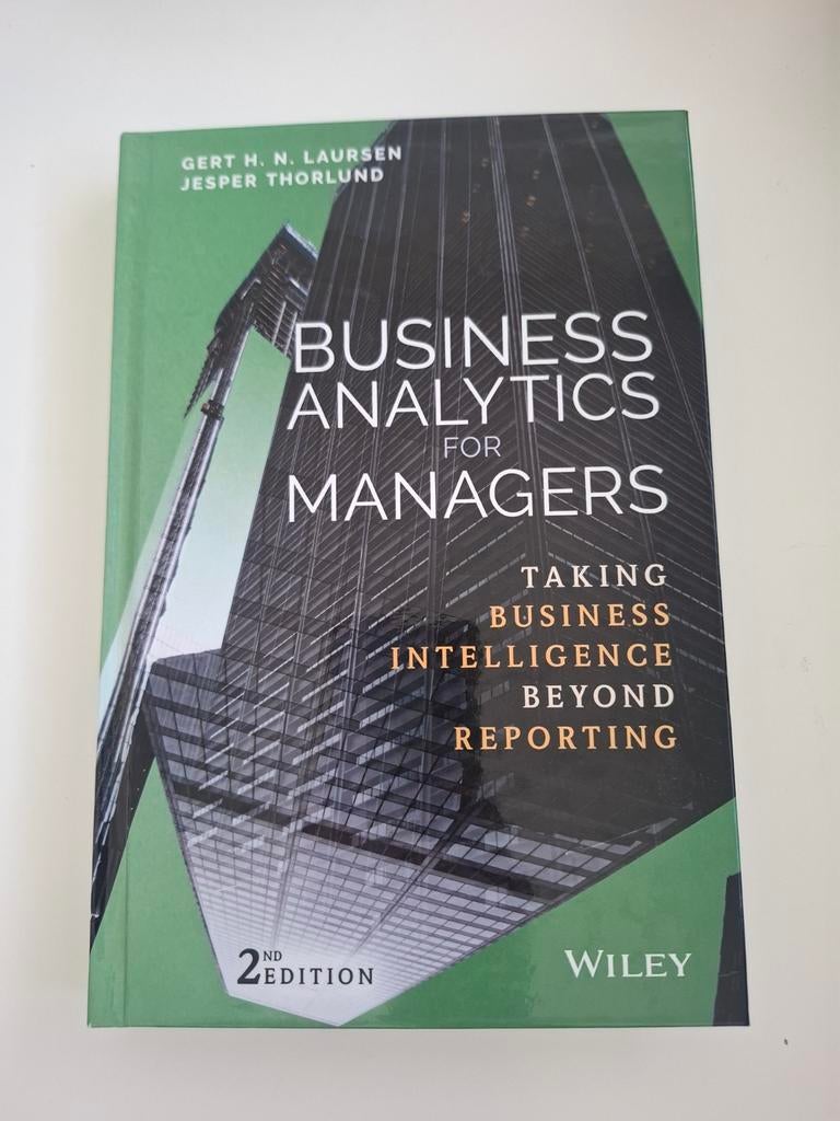 Business Analytics for Managers - 2nd Edition, Zo goed als nieuw, Gert H. N. Laursen, Jesper Thorlund, Gamma, HBO