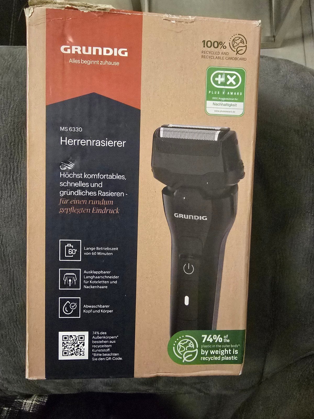 Grundig MS 6330 Heren Scheerapparaat - Nieuw in doos, Witgoed en Apparatuur, Ophalen of Verzenden, Nieuw, Scheren en Epileren