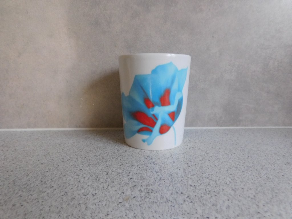 Mok 9,5x7,5 cm. Tulp Blauw Douwe Egberts Arzberg Germany, Huis en Inrichting, Keuken | Servies, Arzberg, Ophalen of Verzenden