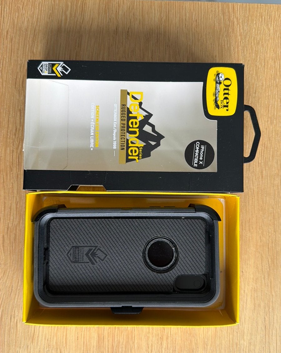 iPhone X otterbox hoesje Defender, Kunststof, Overige typen, Ophalen of Verzenden, Schokbestendig
