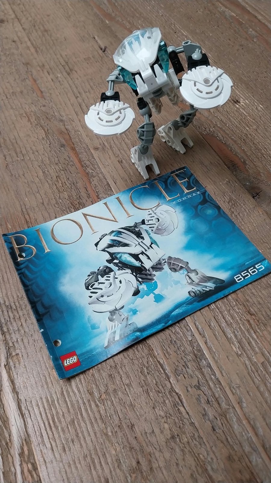 Lego Bionicle Kohrak 8565 met instructieboekje, Ophalen of Verzenden, Gebruikt, Overige merken