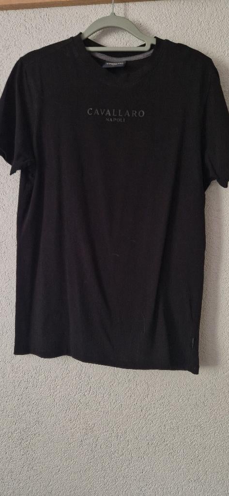 Cavallaro shirt zwart Maat M, Zwart, Zo goed als nieuw, Cavallaro Napoli, Verzenden