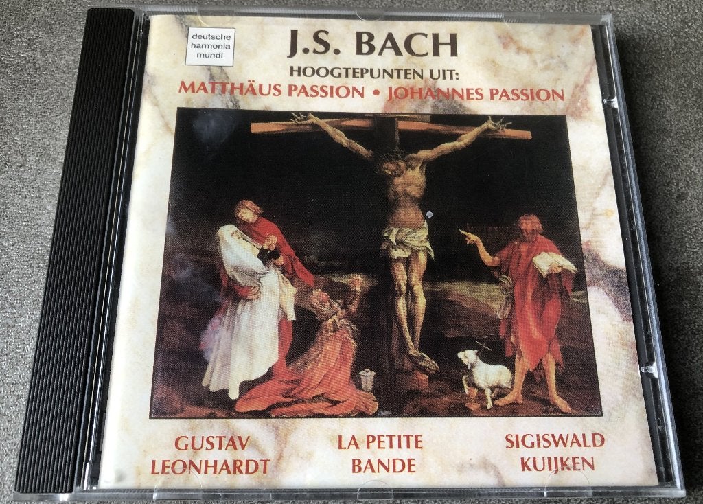 BACH - HOOGTEPUNTEN UIT MATTHAUS PASSION/JOHANNES, Cd's en Dvd's, Ophalen of Verzenden, Zo goed als nieuw, Barok, Vocaal