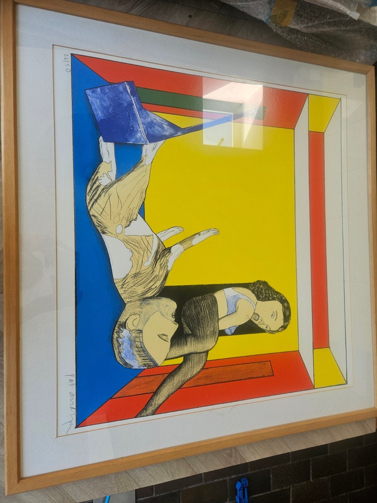 Pat Andrea - Kleurenlitho 'Zonder titel' (1980), Antiek en Kunst, Ophalen of Verzenden
