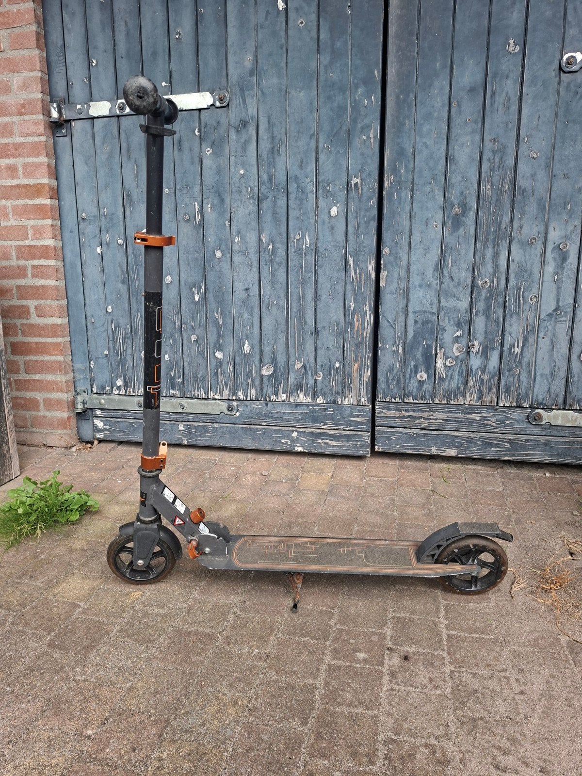 Stuntstep (gebruikt) zwart oranje, Ophalen, Gebruikt, Overige typen, Onbekend