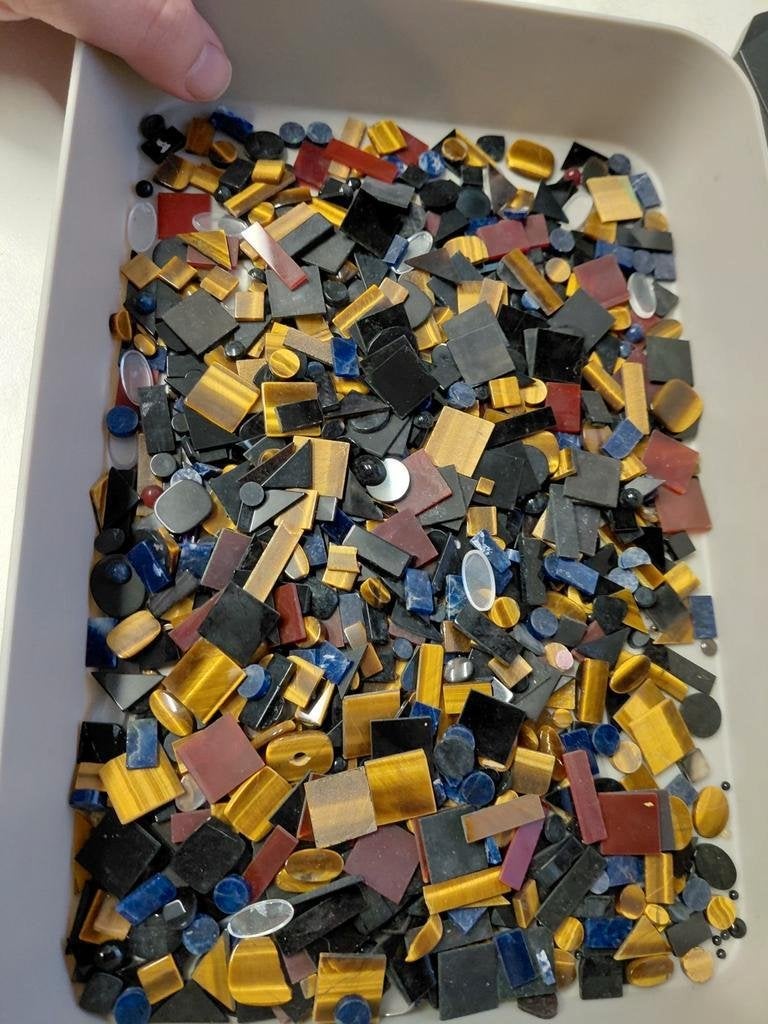 Tijgeroog onyx sodaliet mix, Sieraden, Tassen en Uiterlijk, -, -, Nieuw, Ophalen of Verzenden