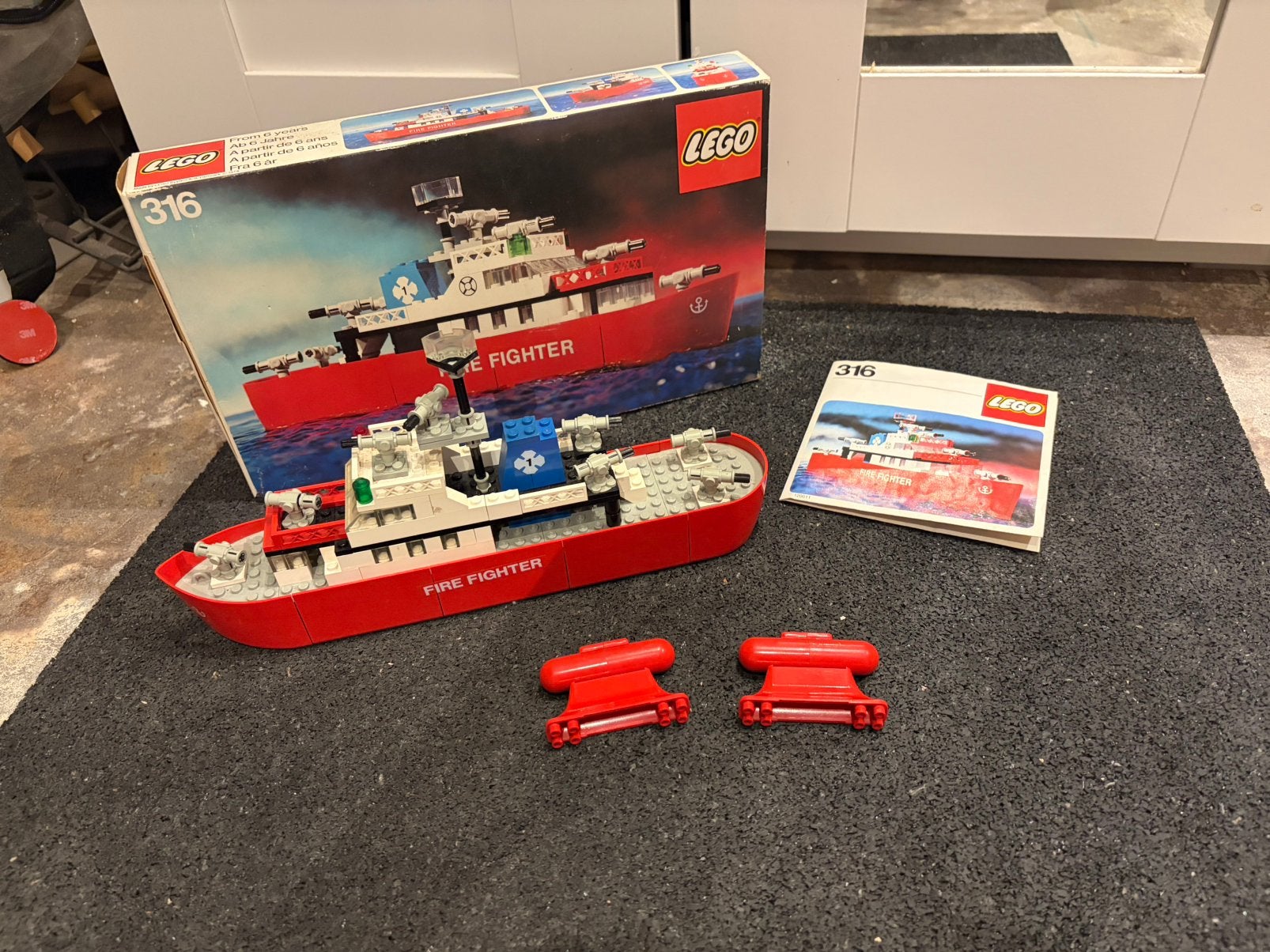 Firefighter 316 LEGO origineel met doos en boekje, Lego, Ophalen of Verzenden, Zo goed als nieuw, Complete set
