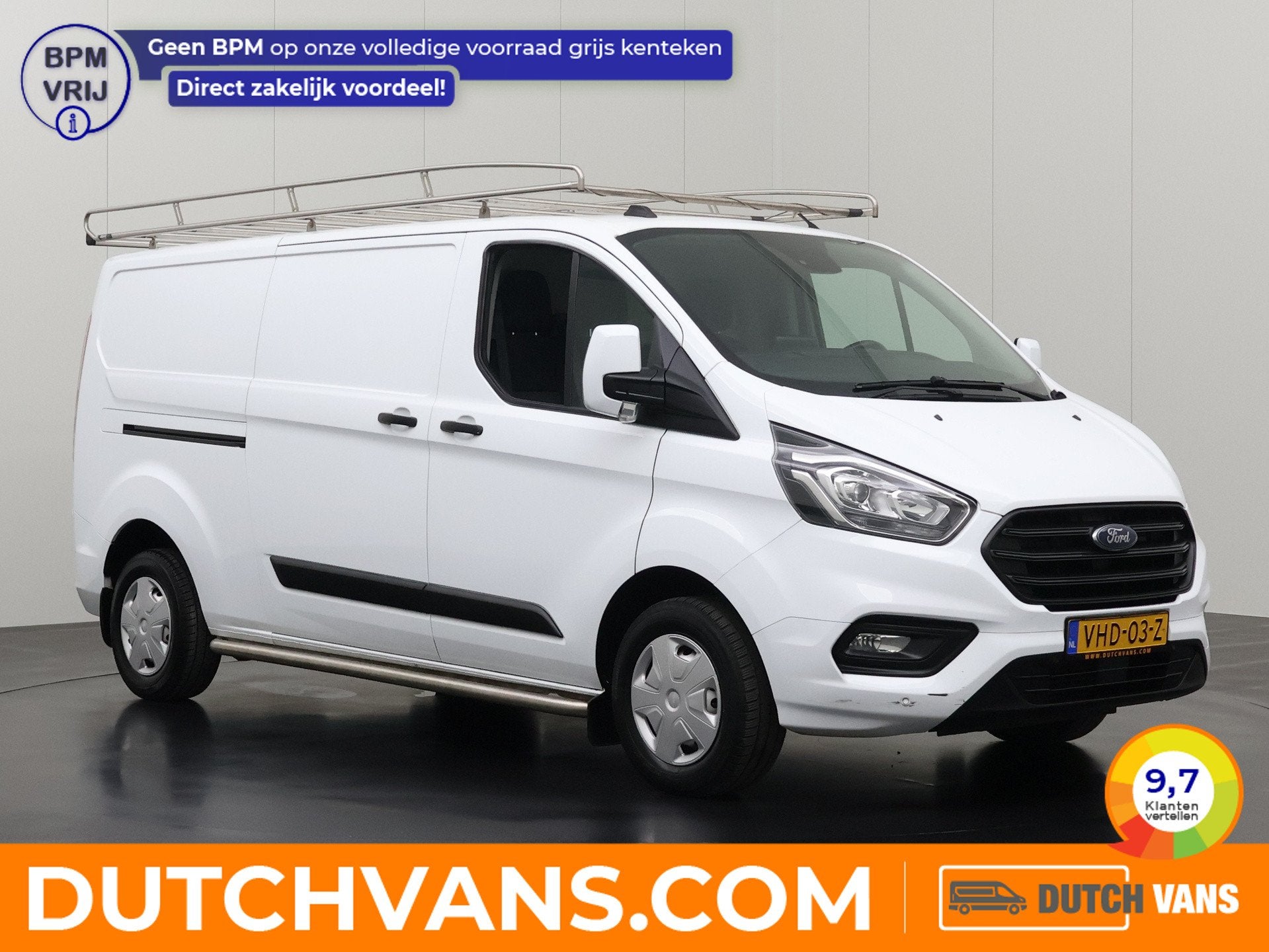 Ford Transit Custom 2.0TDCI 130PK Lang | Imperiaal | Trekhaa, Voorwielaandrijving, Dealer onderhouden, 4 cilinders, 2800 kg