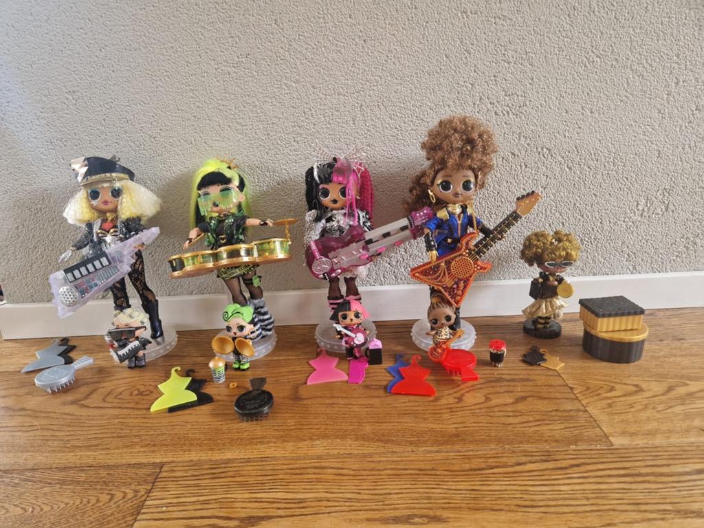 L.O.L. Surprise! O.M.G. Remix Rock poppen set, Ophalen of Verzenden, Zo goed als nieuw, Overige typen