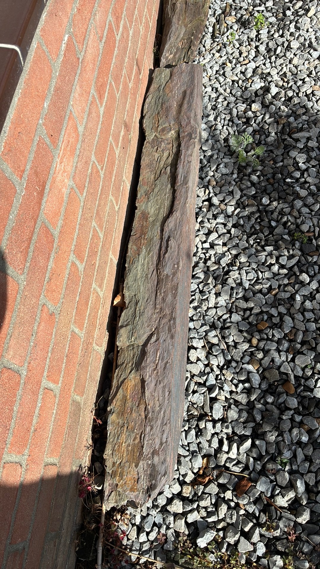 4 lange sierstenen ( leisteen), Tuin en Terras, Ophalen, Gebruikt, Overige typen, Grijs