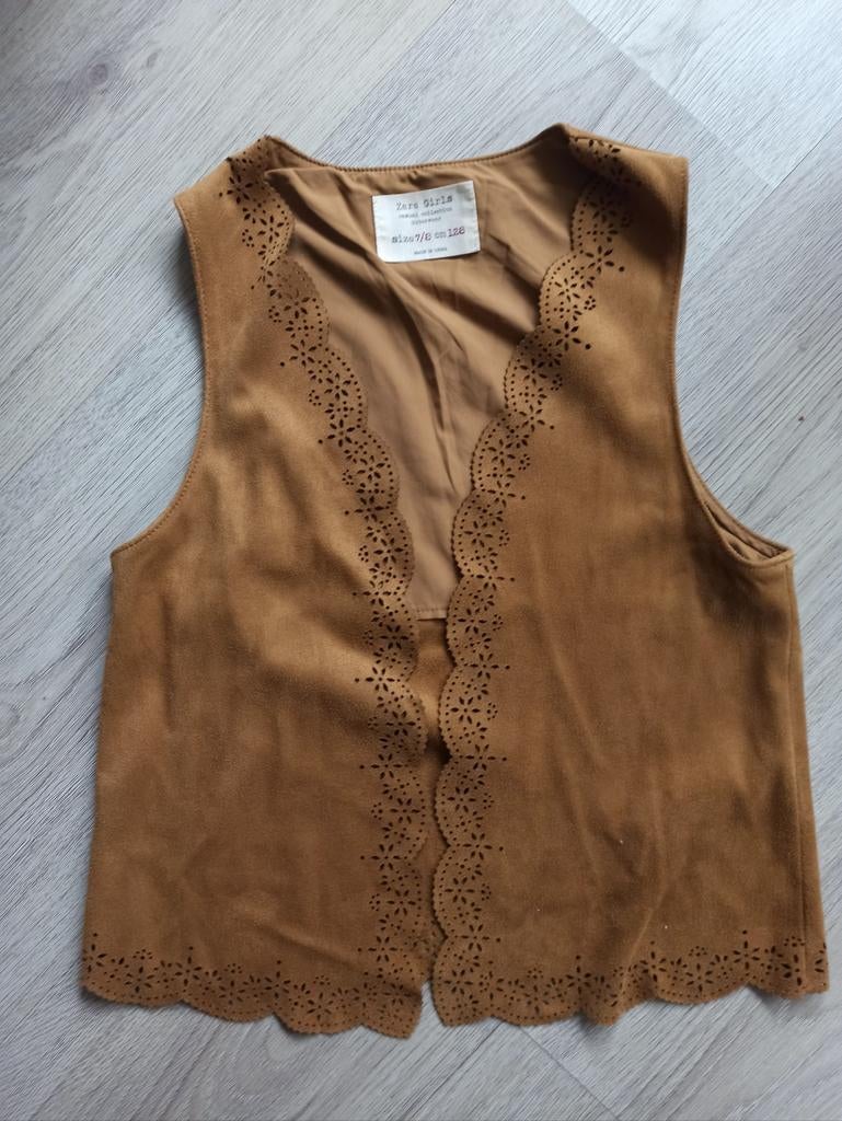 Zara gilet meisjes - maat 128 (7/8 jaar), Ophalen of Verzenden, Zo goed als nieuw, Zara, Meisje