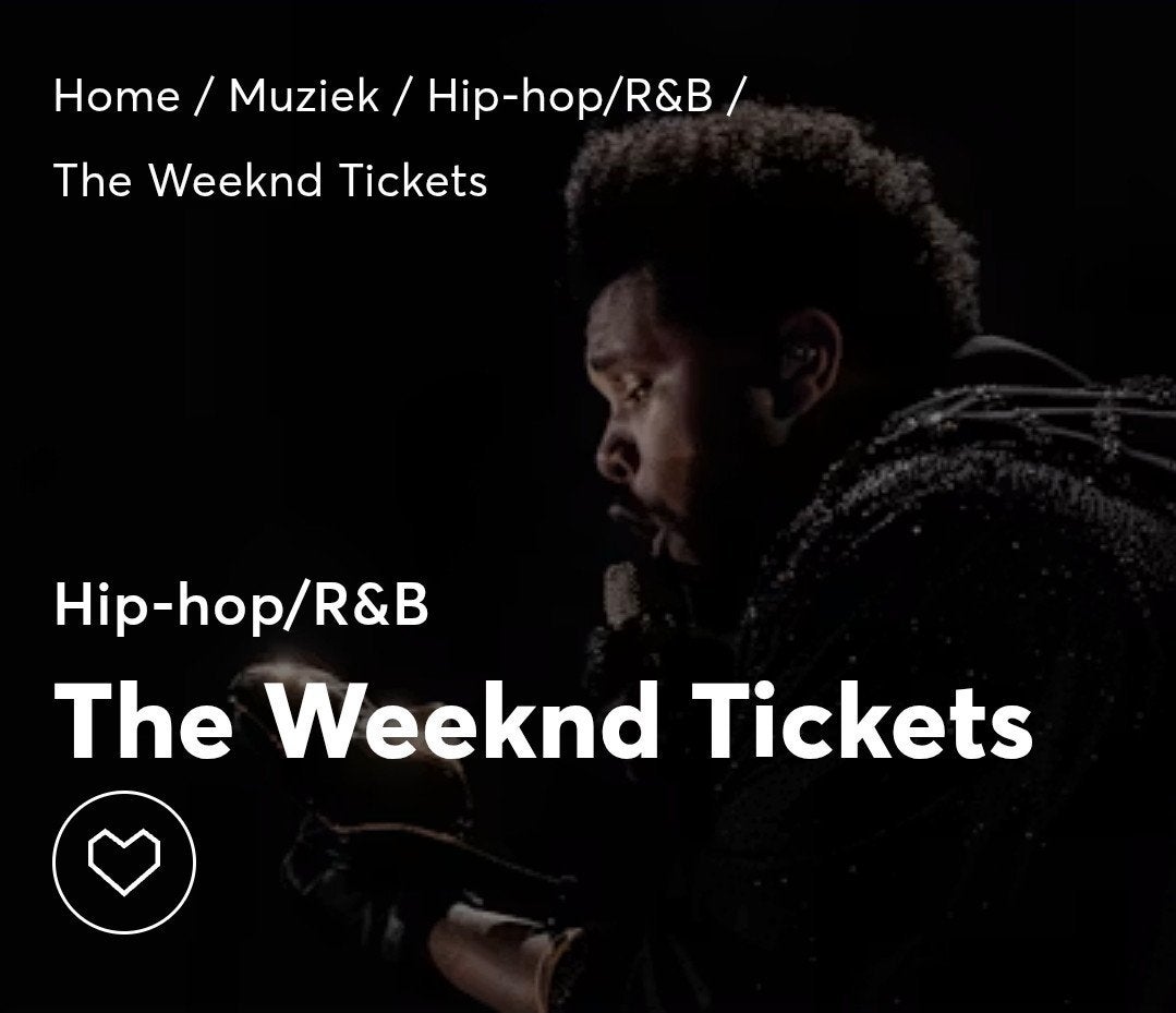 The weeknd, Tickets en Kaartjes, Concerten | Pop, Eén persoon, Juli