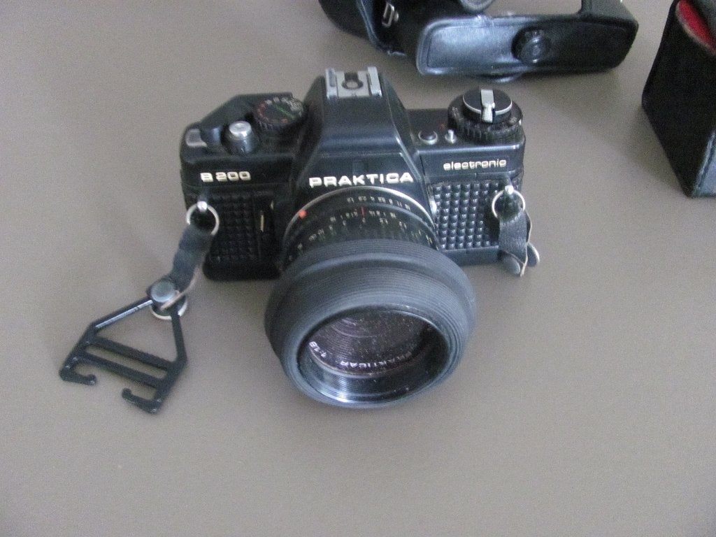 Praktica B200 spiegelreflex camera, Ophalen of Verzenden, Gebruikt, Spiegelreflex, Overige Merken
