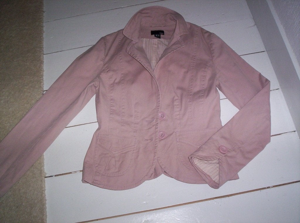 JASJE van H&M, licht roze met roze streepjesvoering, H&M Divided, Ophalen of Verzenden, Zo goed als nieuw, Jasje