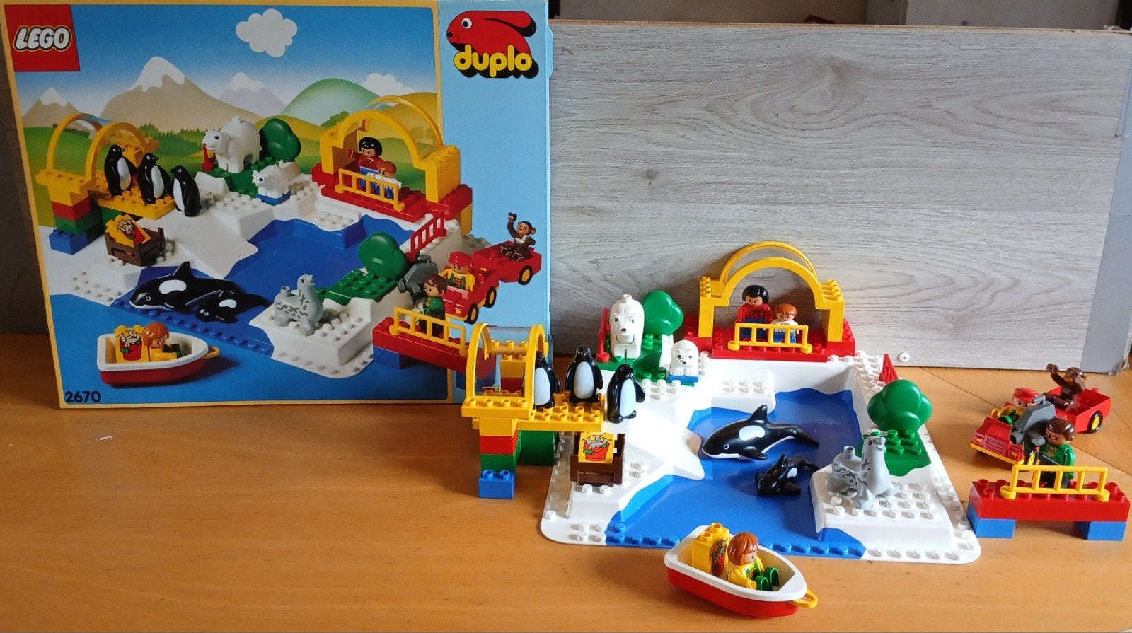 Duplo 2670 Zeldzaam Waterpark met doos, Overige thema's, Ophalen of Verzenden, Zo goed als nieuw, Duplo