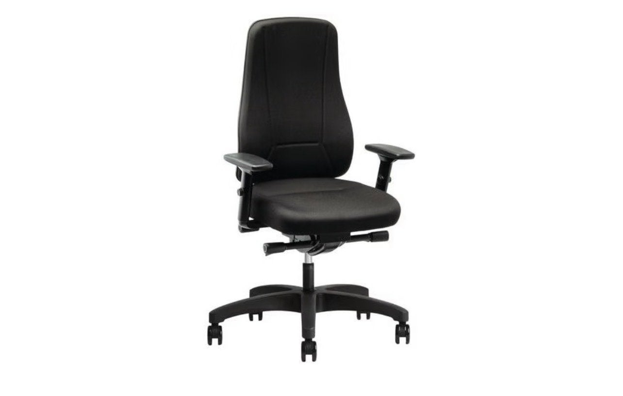 Prosedia Younico 2456 Ergonomische Bureaustoel - ZGAN, Ophalen, Zwart, Zo goed als nieuw, Bureaustoel