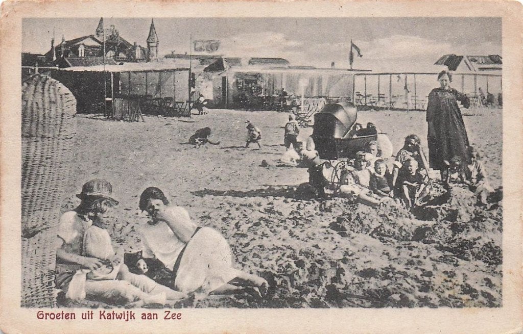 703-353-037 Groeten uit Katwijk aan Zee, Verzenden, Voor 1920, Zuid-Holland