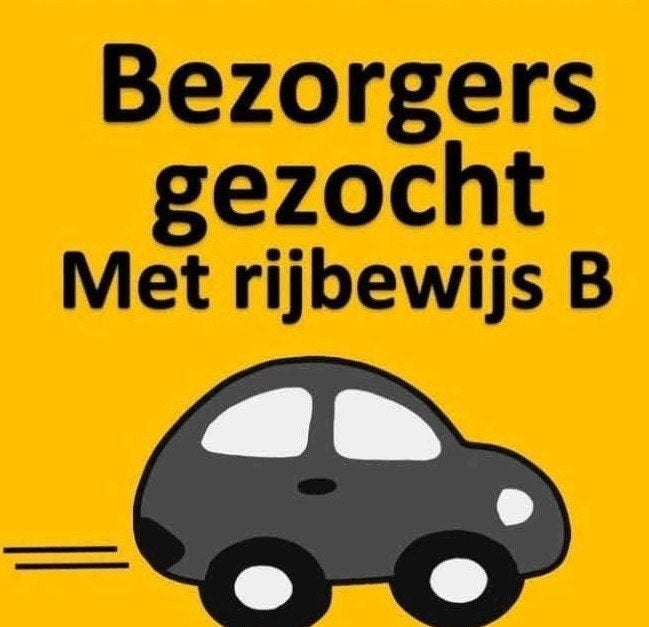 Bezorgers gezocht in bodegraven, Ophalen of Verzenden
