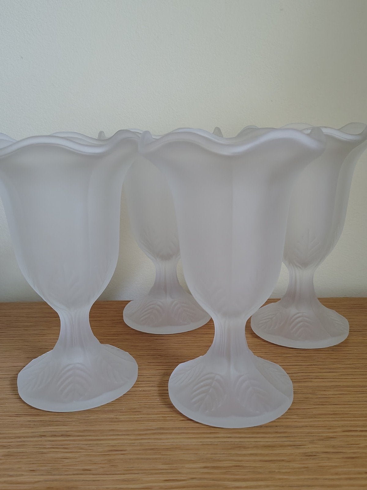 Mooie set 4 Fidenza ijscoupes - Jaren '80, Italiaans, Ophalen of Verzenden