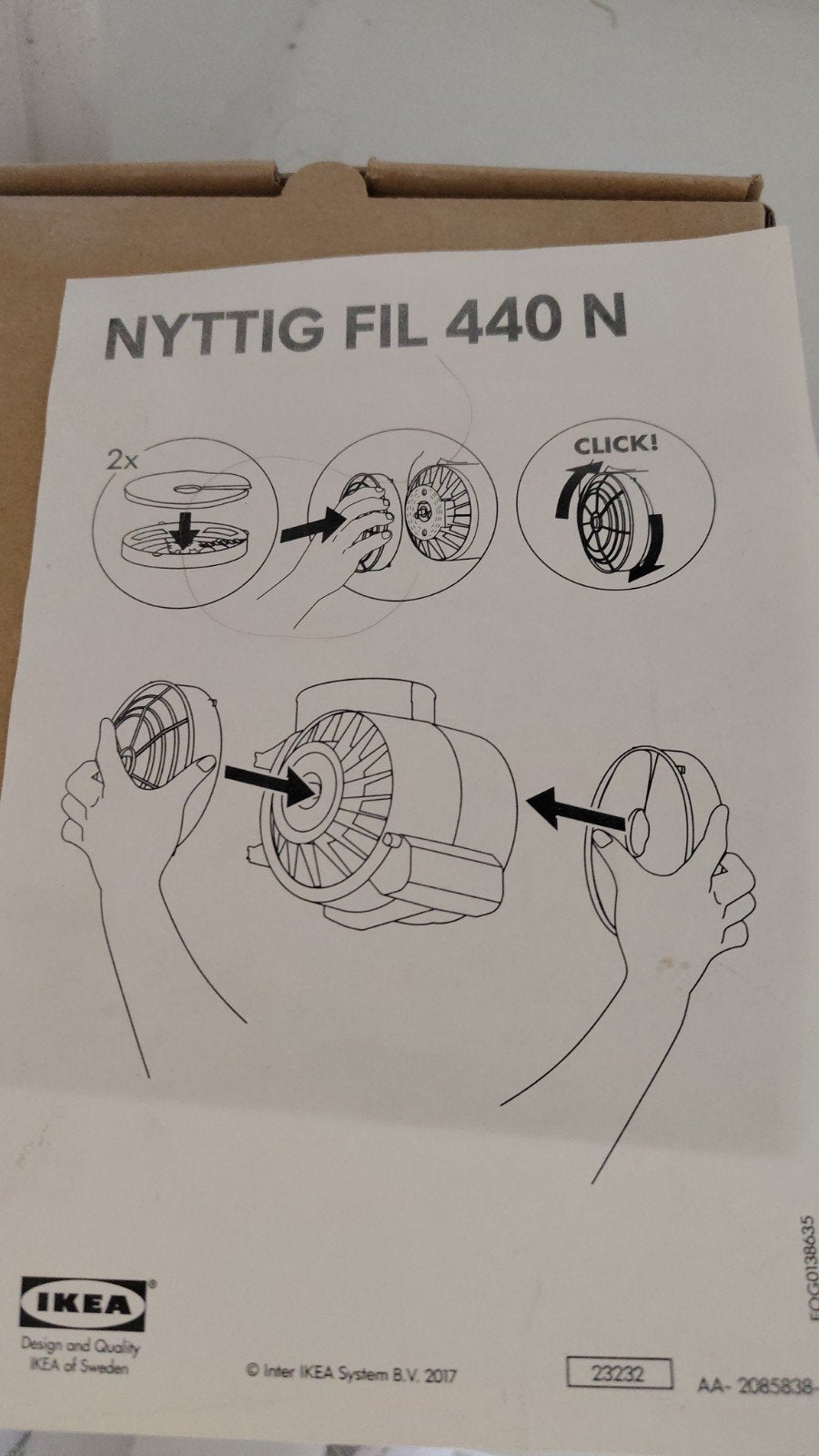 IKEA NYTTIG FIL 440 N Koolstoffilter (8 stuks), Ophalen, Nieuw, Recirculatie