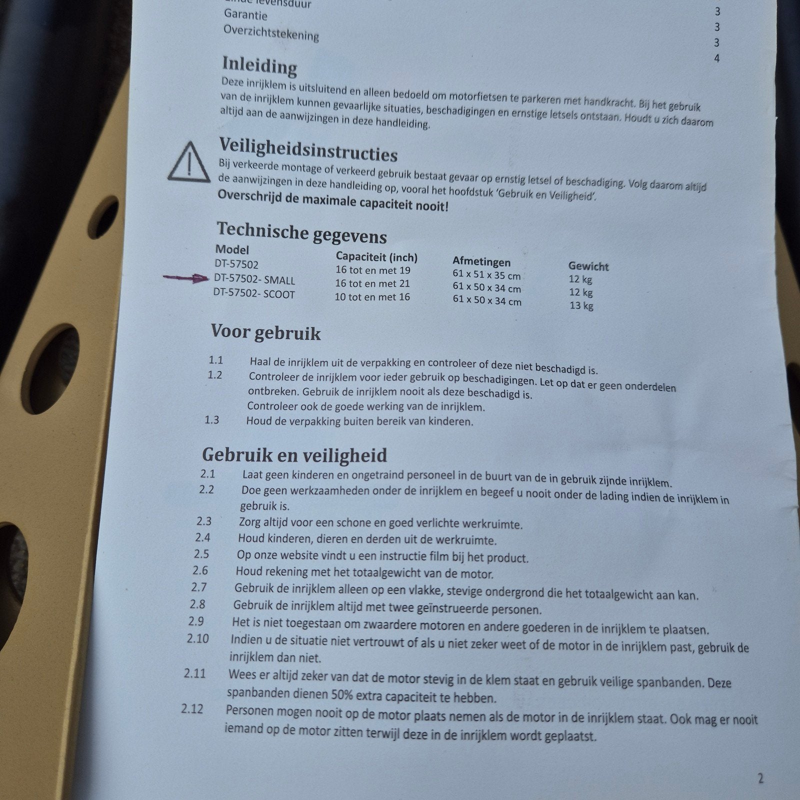 Motor voorwiel inrijklem, Motoren, Ophalen, Nieuw
