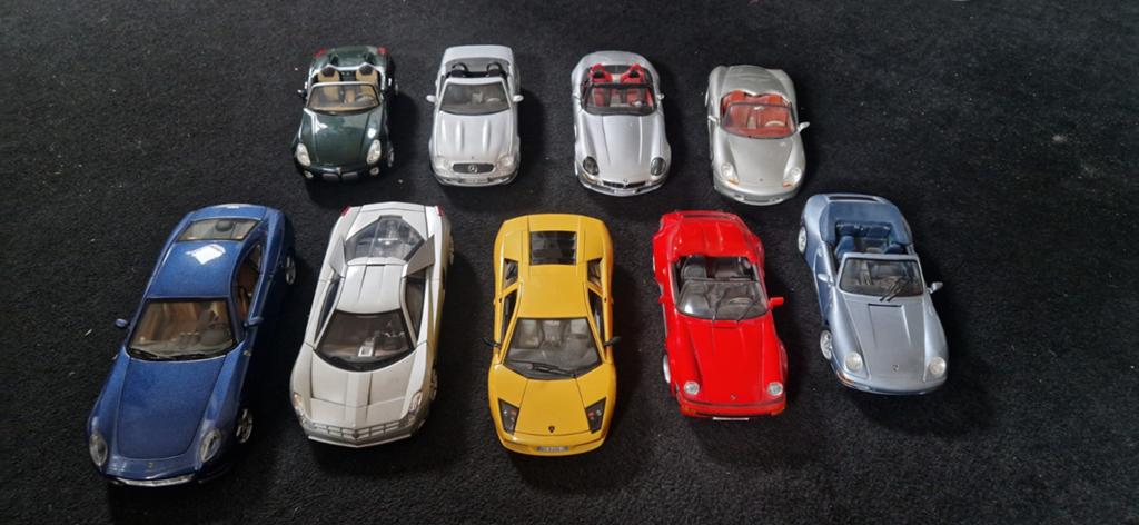 Verzameling van 9 Luxe Modelauto's 1:18, Hobby en Vrije tijd, Modelauto's | 1:18, Ophalen, Auto, Overige merken