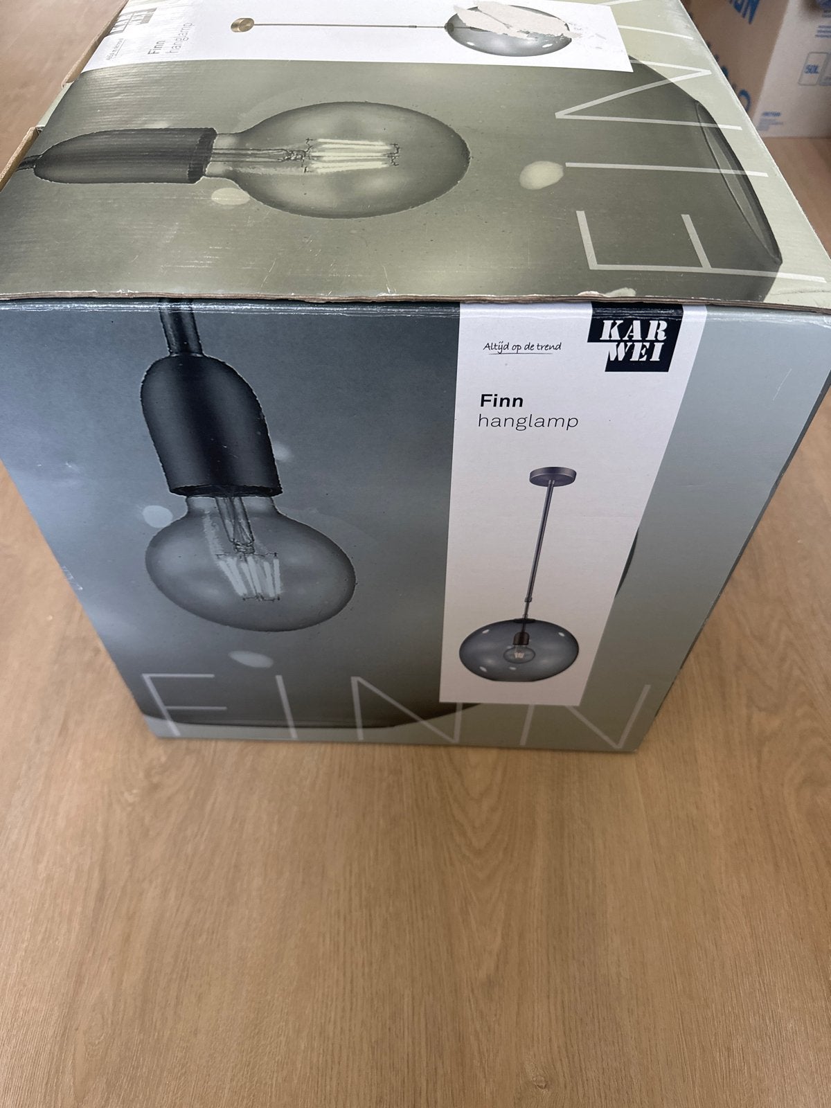 Karwei Finn hanglamp - Nieuw in doos, Ophalen, Nieuw, Metaal, E27 (groot)