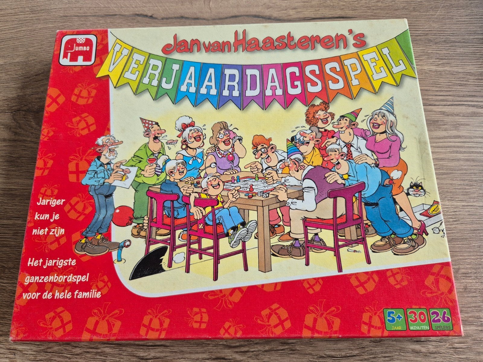 Jan van Haasteren's verjaardagsspel, Ophalen of Verzenden, Meer dan 50 stukjes, Zo goed als nieuw, 6 jaar of ouder