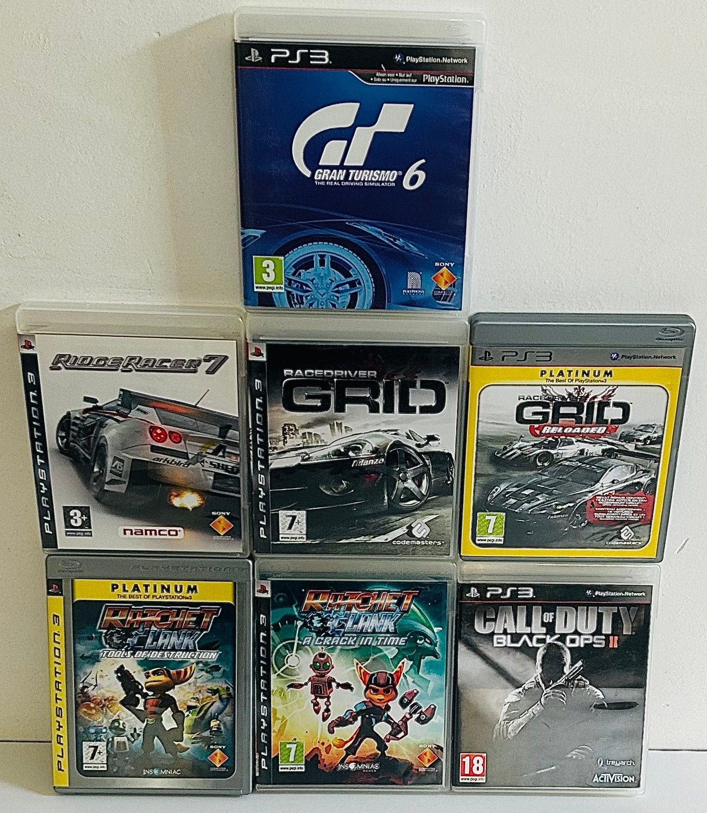 7 stuks PlayStation 3 Games, 1 speler, Ophalen of Verzenden, Zo goed als nieuw, Vanaf 3 jaar