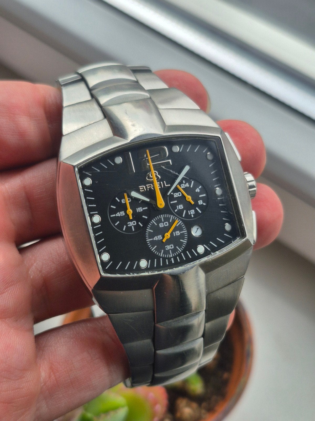 Breil Chronograaf Quartz Ref. BW0038 Datum - Nwe Batterij, Overige merken, Breil, Gebruikt, IOS