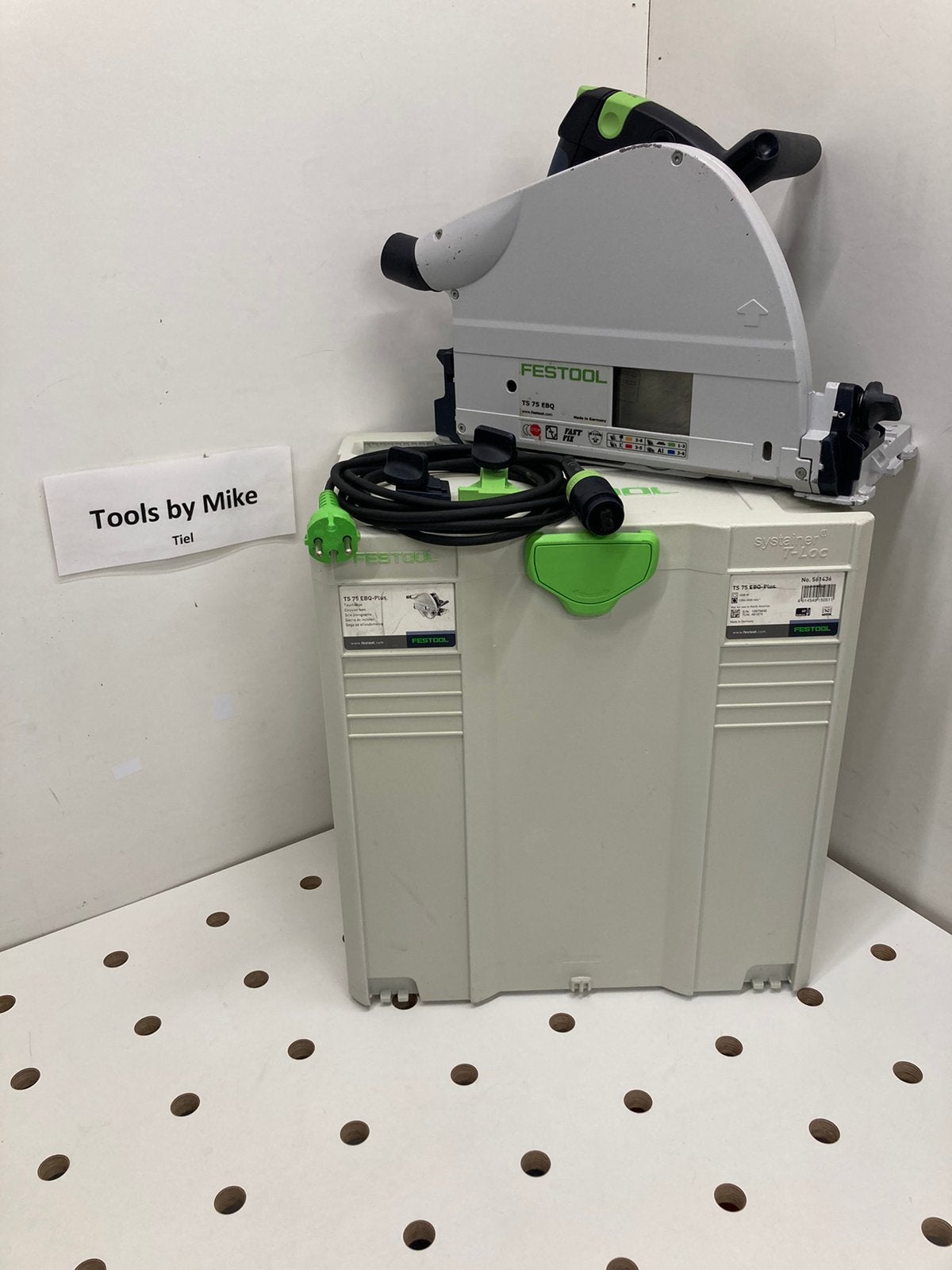 Festool ts75ebq grote invalzaag, Ophalen, Invalzaag, Zo goed als nieuw, 30 tot 70 mm