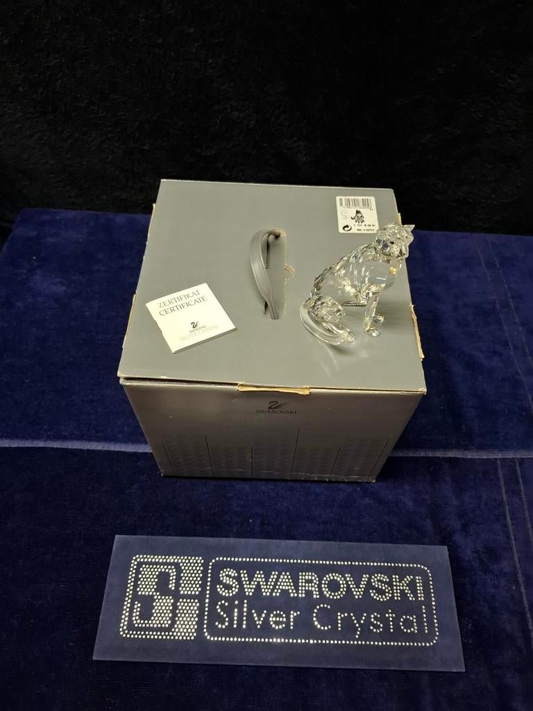 Swarovski Luipaard Kristal  - Nieuw in Doos, Verzamelen, Swarovski, Ophalen of Verzenden, Nieuw, Figuurtje