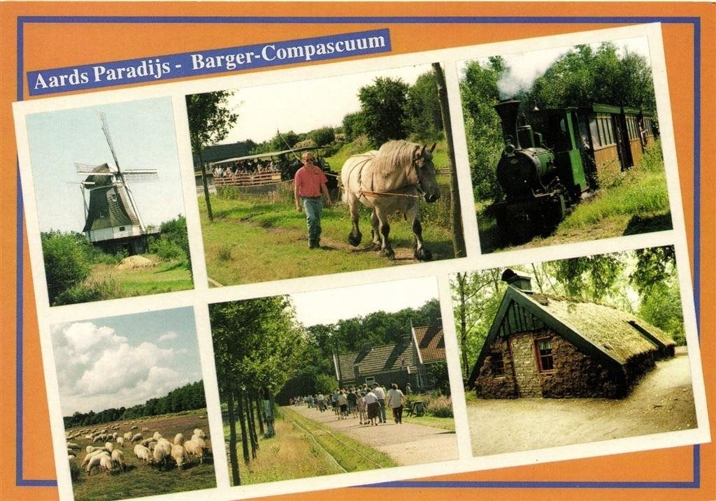 Aards Paradijs - Barger-Compascuum - 6 afb - ongelopen, Ophalen of Verzenden, 1960 tot 1980, Ongelopen, Drenthe