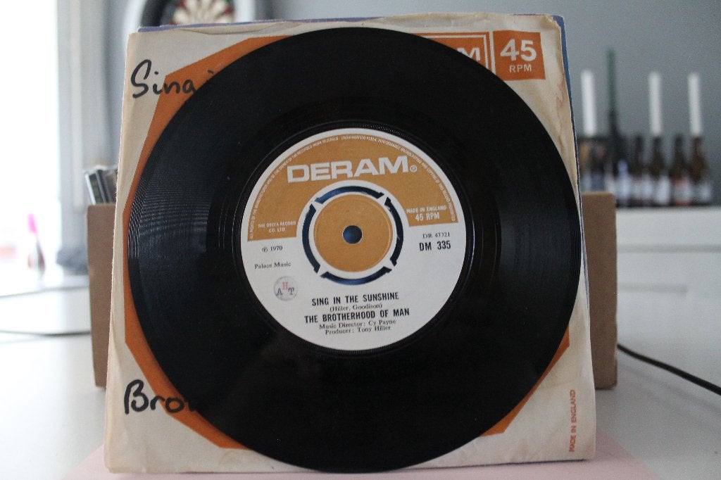 7" Single Brotherhood Of Man - You And I / Sing In The Sunsh, Gebruikt, Verzenden, 7 inch, Pop