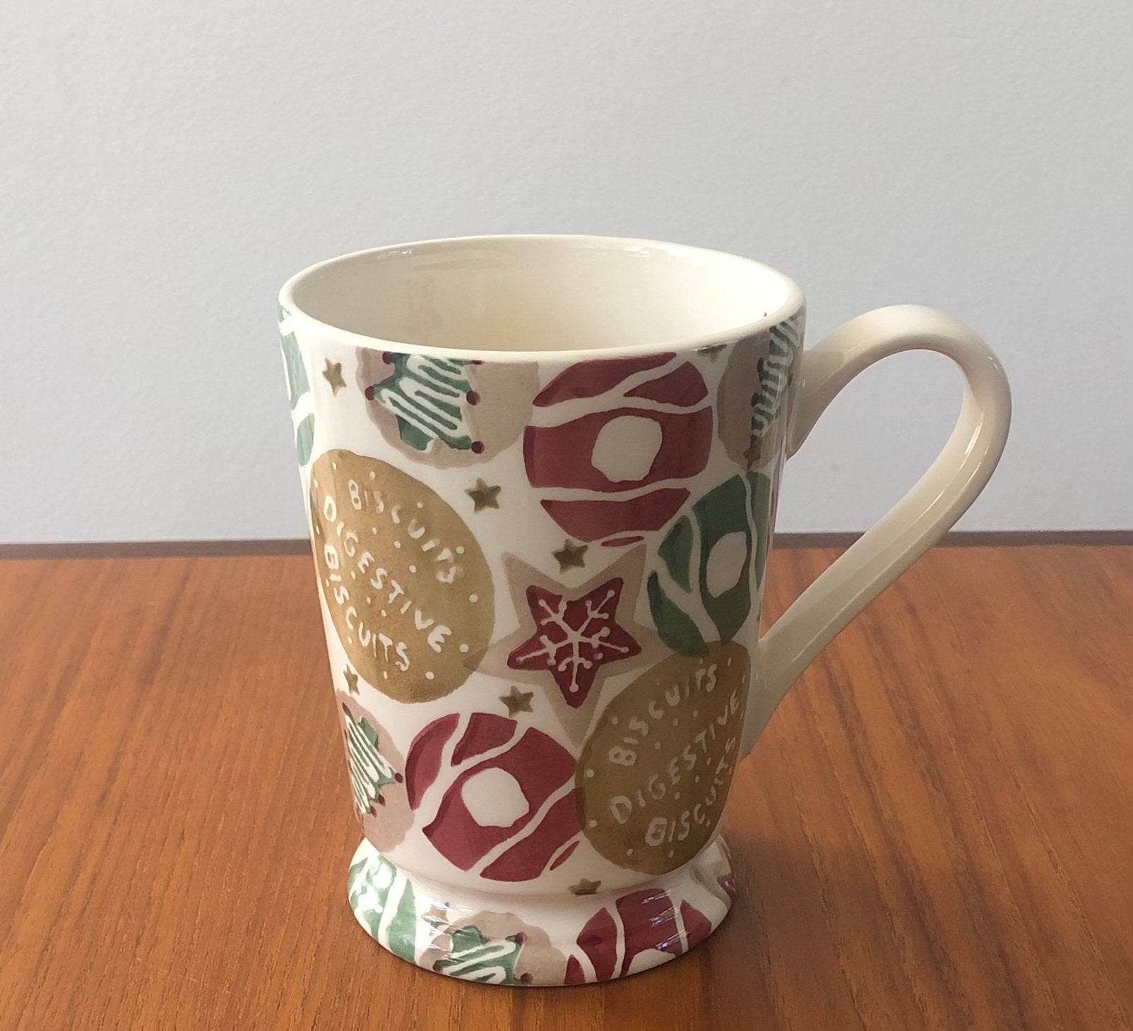 Emma Bridgewater Christmas Biscuits Large Cocoa Mug 600ml, Overige typen, Ophalen of Verzenden, Zo goed als nieuw, Overige stijlen