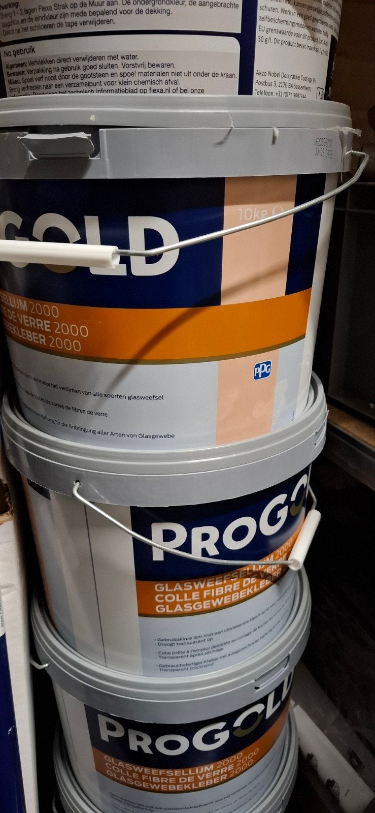 ProGold Glasweefsellijm 2000 - 10 liter emmer, Ophalen, Nieuw