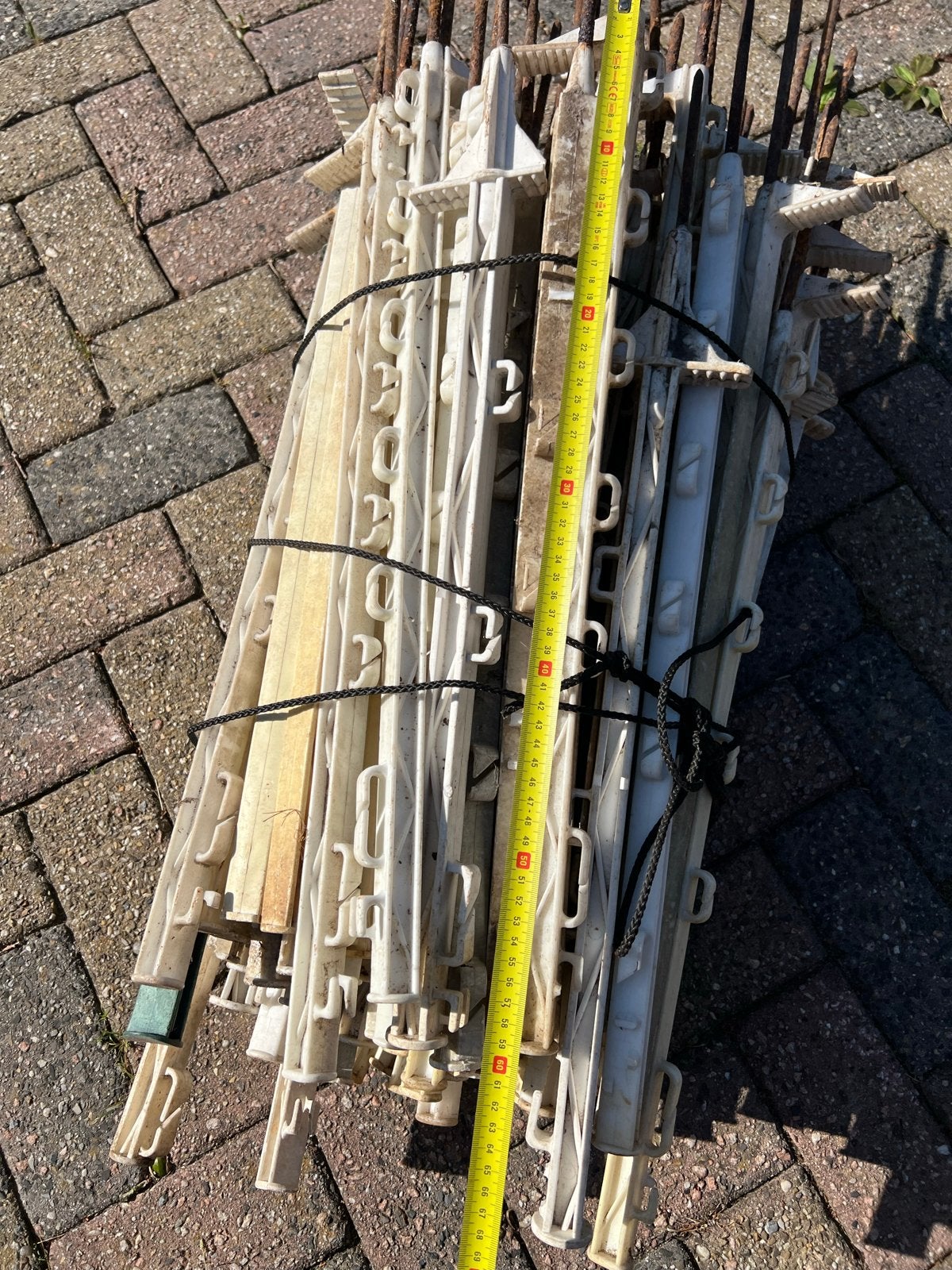 Ca 80st schrikdraadpaaltjes ca60cm hoog, Ophalen, Gebruikt, Kunststof, Overige typen