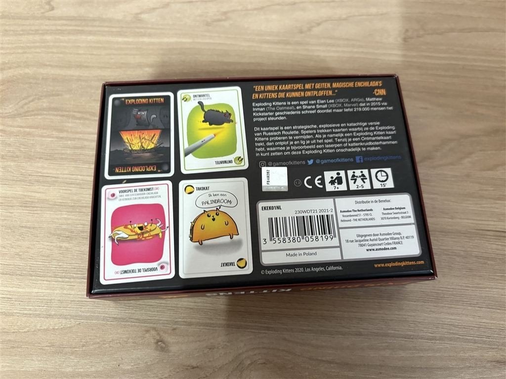 Exploding Kittens spel [3701], Verzenden, Zo goed als nieuw